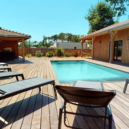 Avec Clim Et Piscine Chauffee Cap Ferret 别墅 *